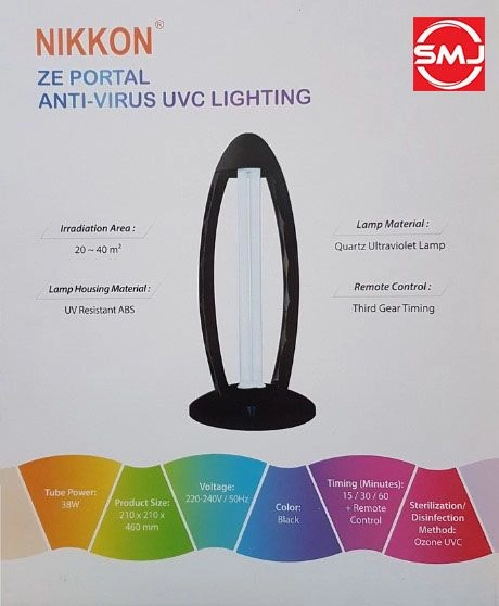 Nikkon ZE Portal Anti-Virus UVC Lighting c/w Remote Control