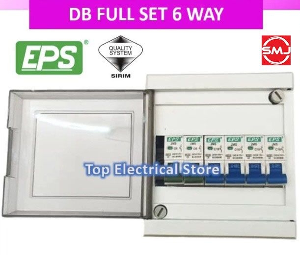 EPS 6 Way DB Board/ DB Box (Full Set) Selangor, KL, Malaysia Electrical ...