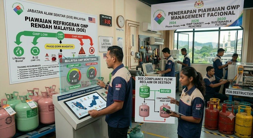 refrigerant environmental compliance GWP Malaysia