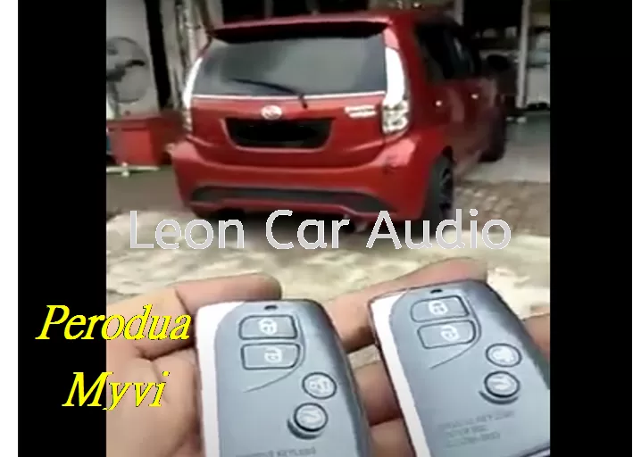 perodua myvi icon PKE fully Keyless intelligent smart alarm system with Push start button and engine auto start