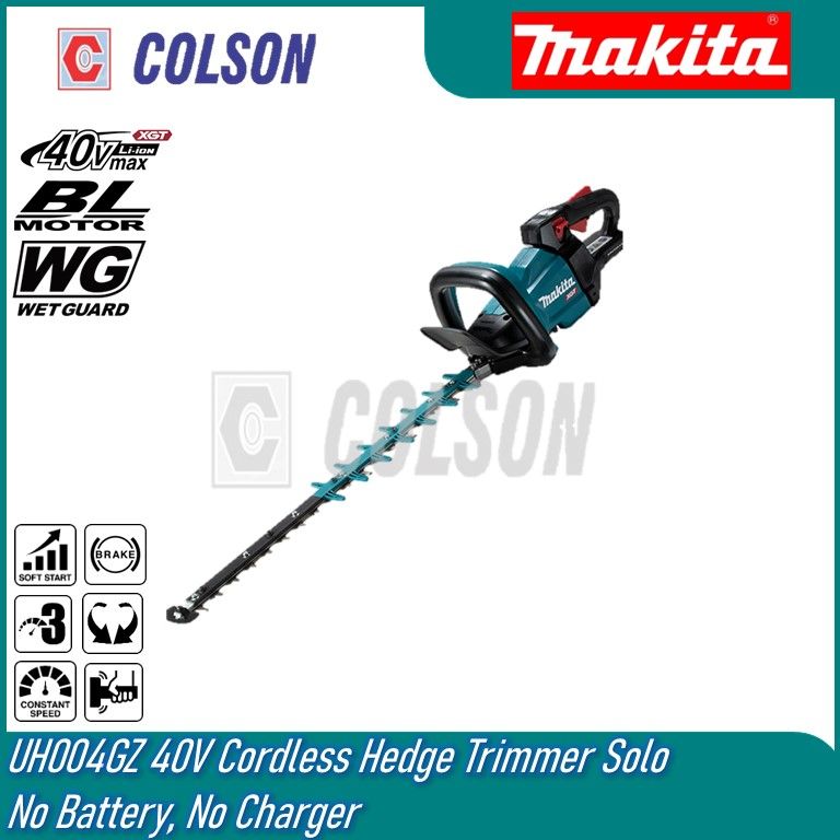 MAKITA UH004GM201/ UH004GZ 600 mm (23-5/8") 40Vmax Cordless Hedge Trimmer Solo / Set