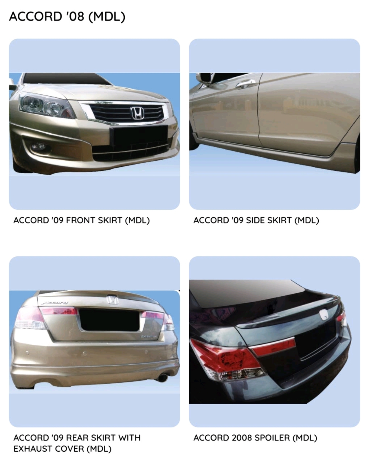 Accord 08 Modulo Bodykit