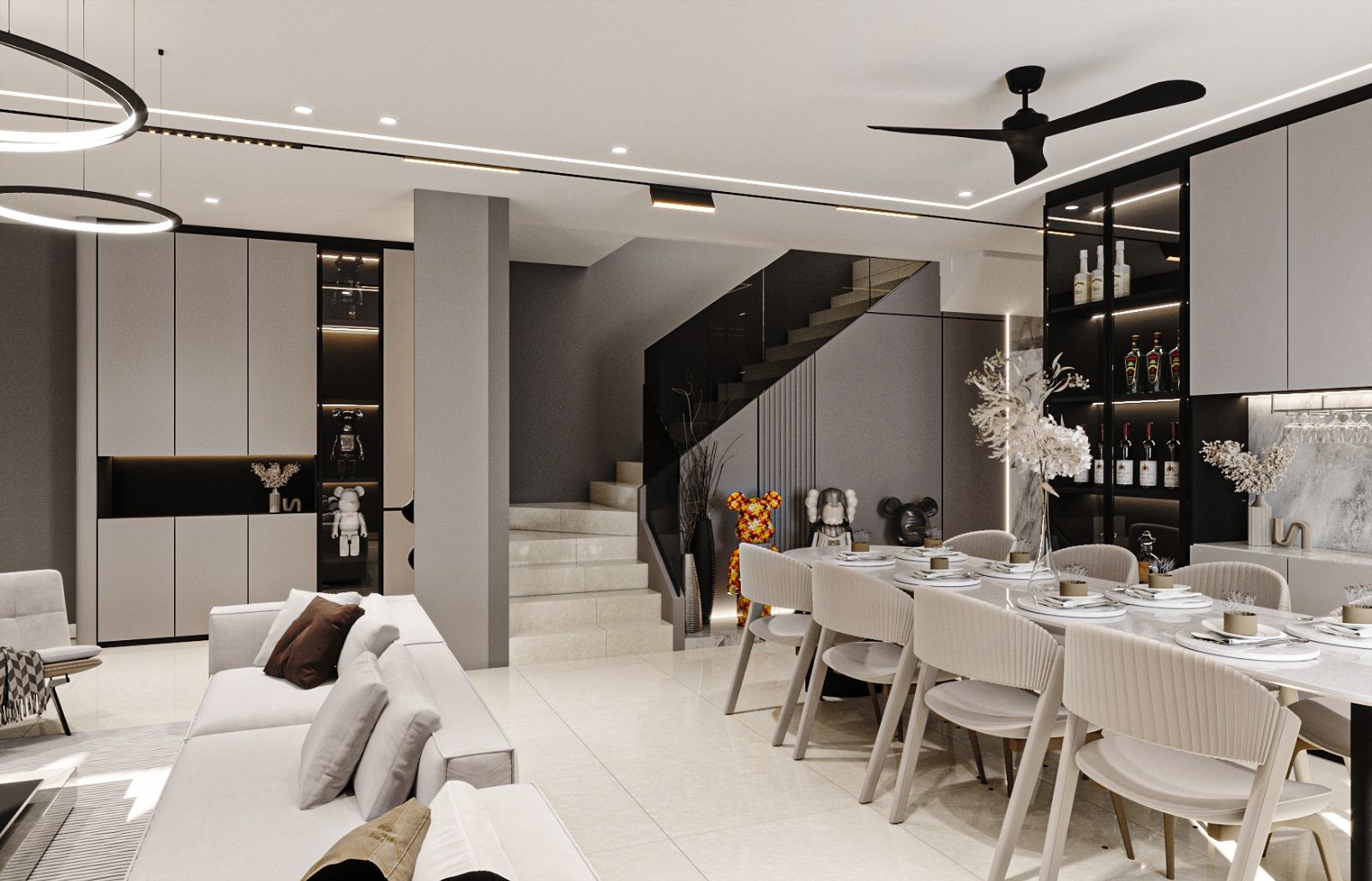 STAIRCASE - SILVER - LTH