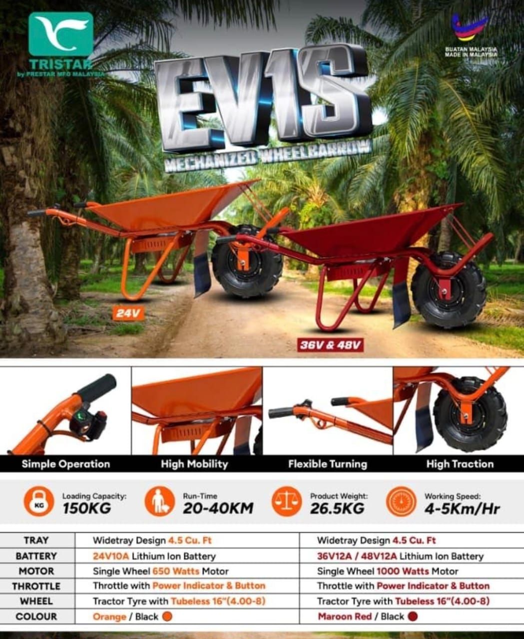 Tristar Wheelbarrow