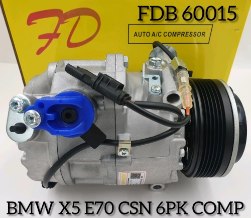 FDB 60015 BMW X5 6PK Calsonic Compressor New