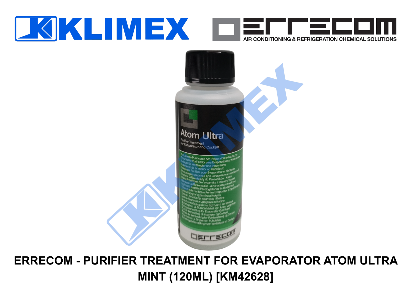 ERRECOM - PURIFIER TREATMENT FOR EVAPORATOR ATOM ULTRA MINT (120ML) [KM42628]