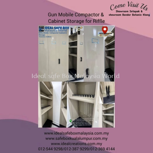 Gun Mobile Compactor & Cabinet Storage for Riffle