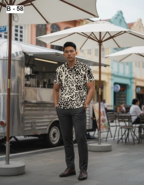 Custom Batik Sublimation T-Shirt
