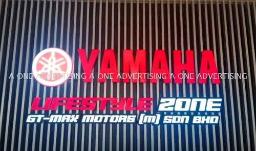 YAMAHA LED 3D Box Up Lettering Signage