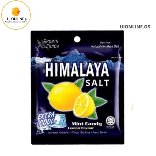 HIMALAYA SALT MINT CANDY - LEMON EXTRA COOL 15g x 12 packets