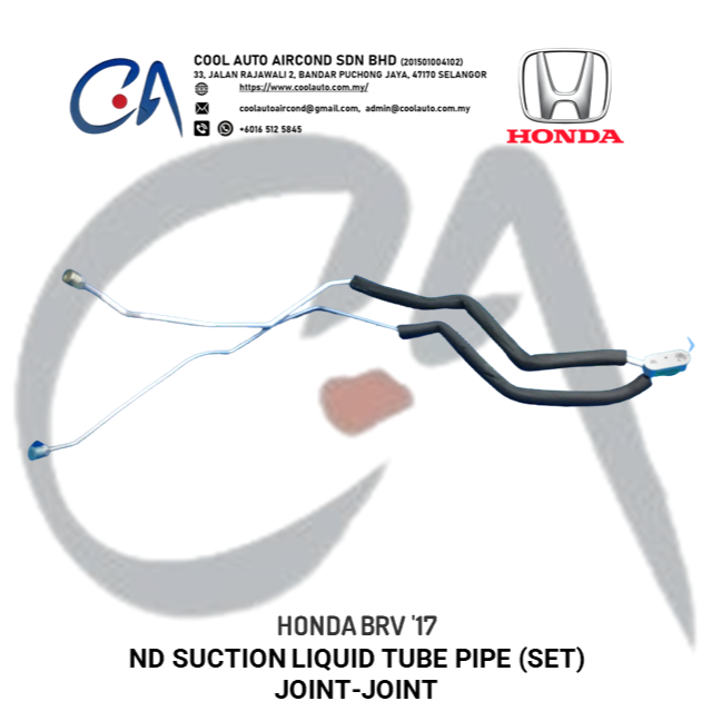 HONDA BRV '17 ND SUCTION LIQUID TUBE PIPE (SET) JOINT-JOINT