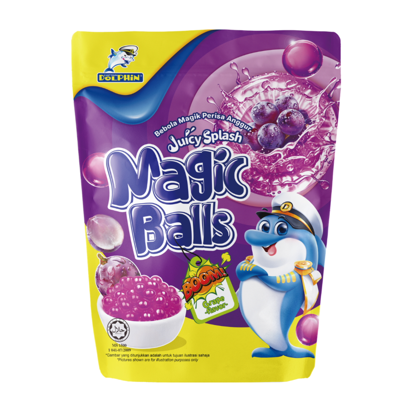 Dolphin Magic Balls Grape 600g