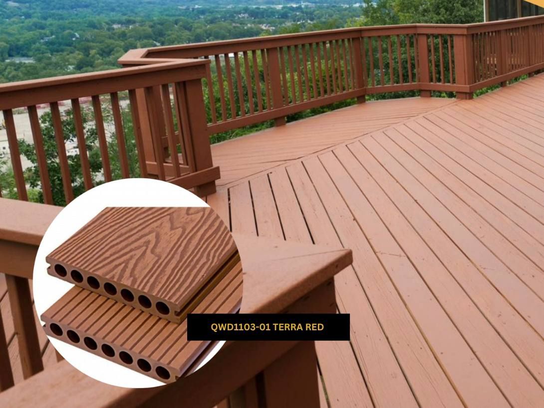 Queensfloor Decking WPC QWD1103-01 Terra Red