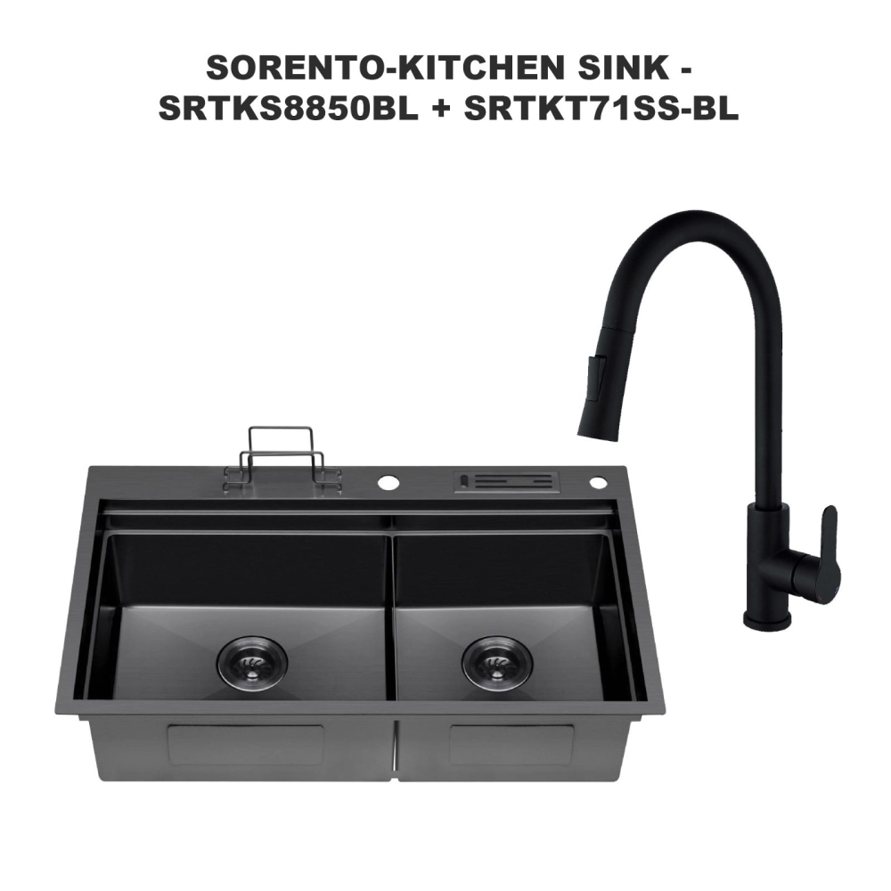 SORENTO KITCHEN SINK SRTKS8850-BL-2