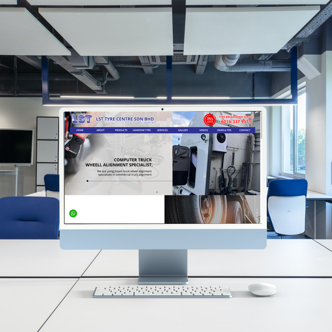 Lorry Tyre Supplier Website Design & SEO | Kuala Lumpur
