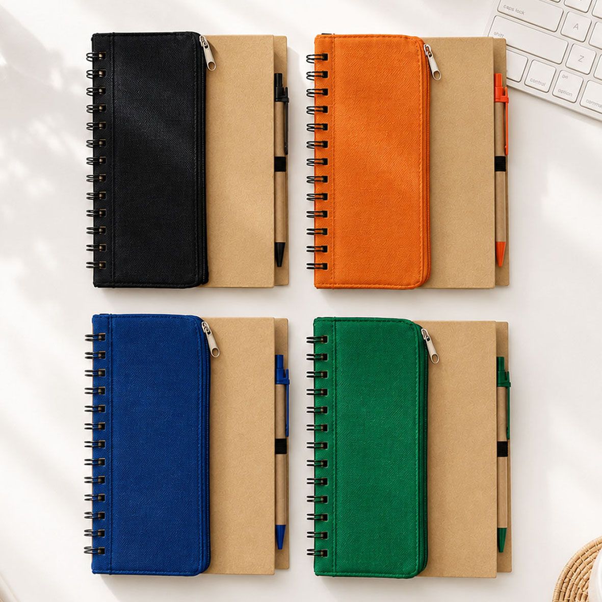 Eco A5 Notebook with Pen & Pencil Case 0125
