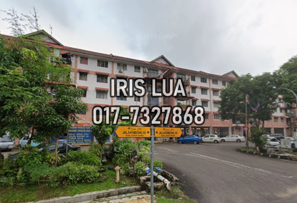 Flat Nibong 23 @ Taman Daya Bank Lelong/Auction