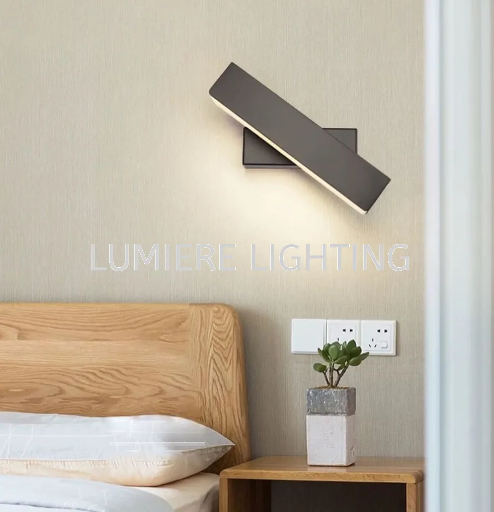 Post Modern Nordic Muji Style Bedside Wall Light