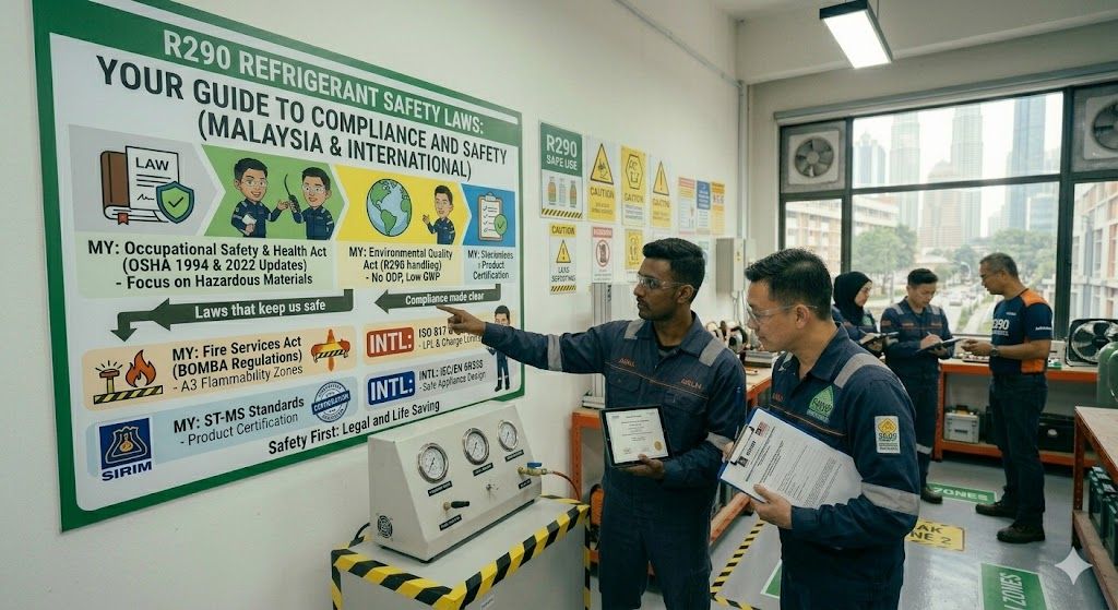 R290 refrigerant safety laws