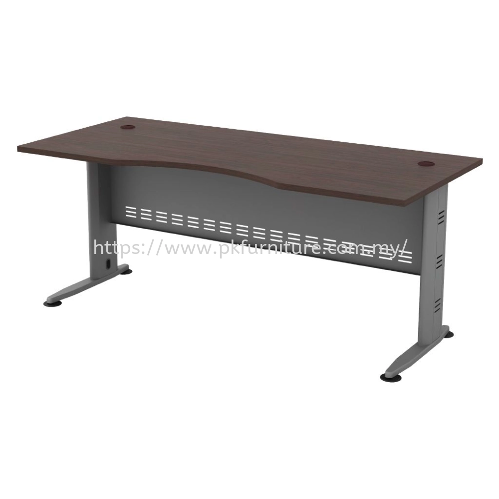 Q Series - QMB-11 - Executive Desk (Ripple Shape)