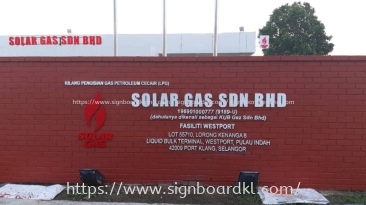 FACTORY OUTDOOR PVC BOARD 3D LETTERING SIGNBOARD MAKER AT PORT KLANG, SELANGOR