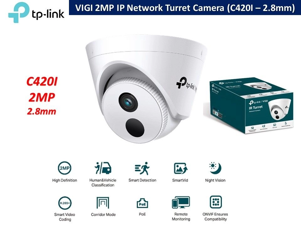 TP-Link VIGI C420I-2MP Turret-2.8mm