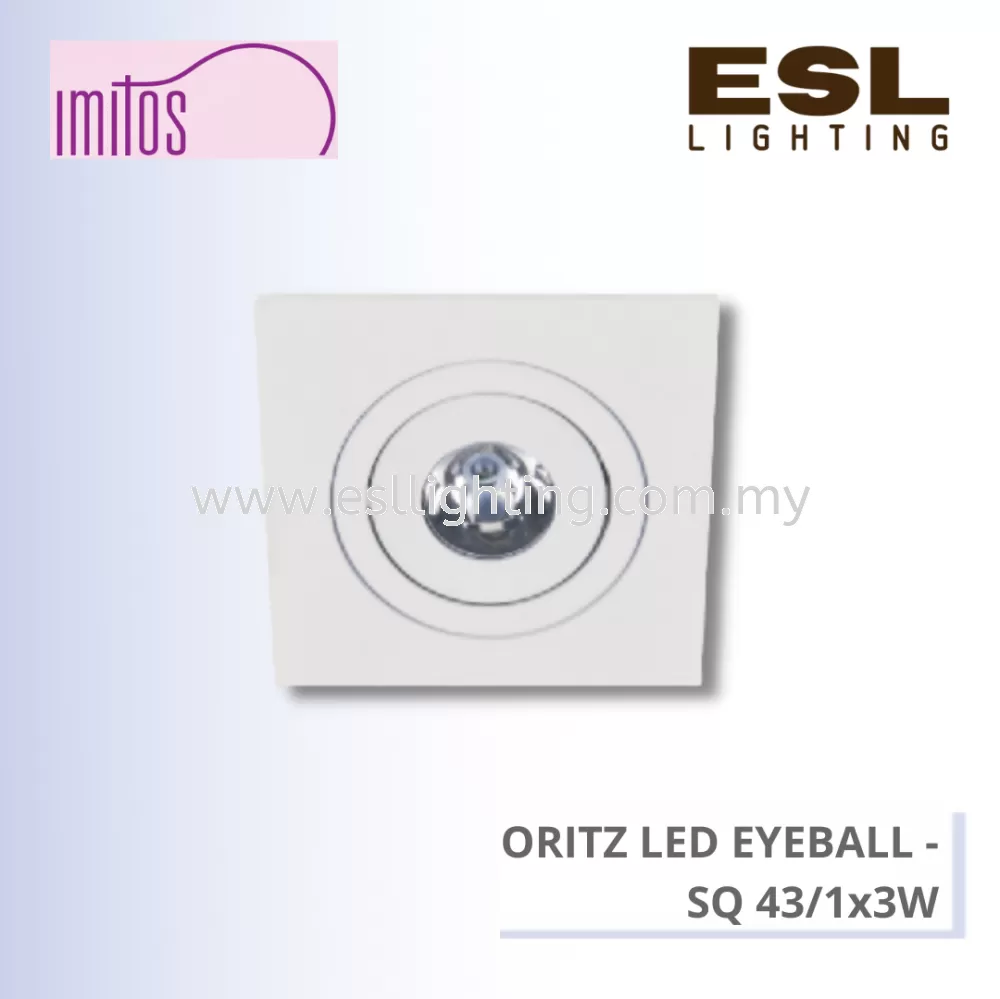 IMITOS ORITZ LED EYEBALL 1x3W - SQ 43/1x3W