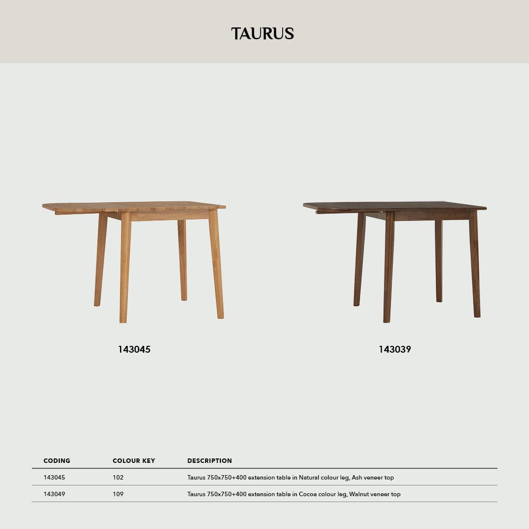 TAURUS 750X750+400 EXT TABLE 102