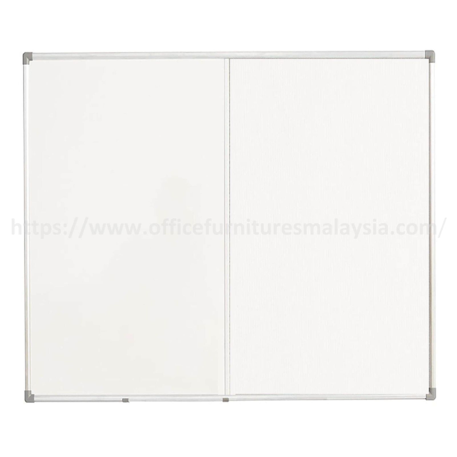 4 ft x 6 ft Aluminium Dual Soft – White Board OFMDUS46