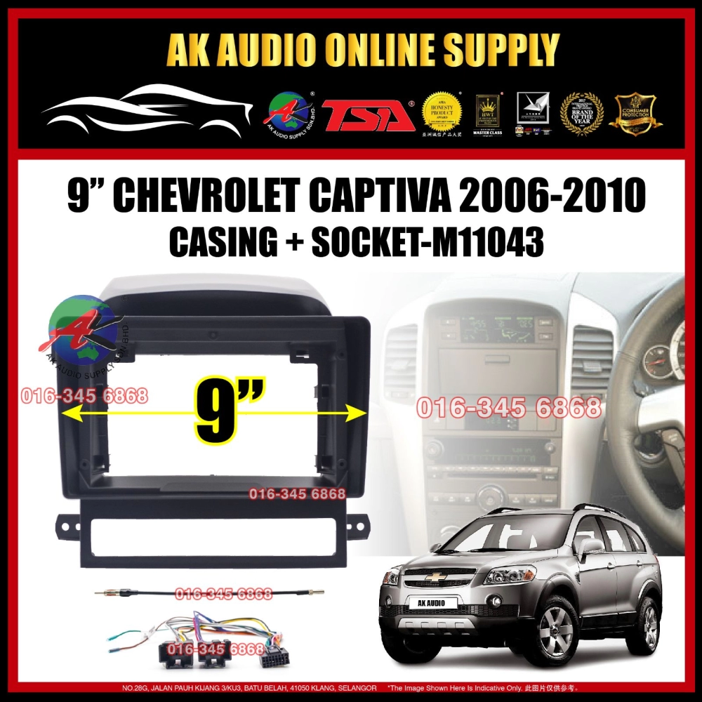 [ MTK 2+32GB ] TSA Chevrolet Captiva 2006 - 2010 Android 9'' inch Car player Monitor