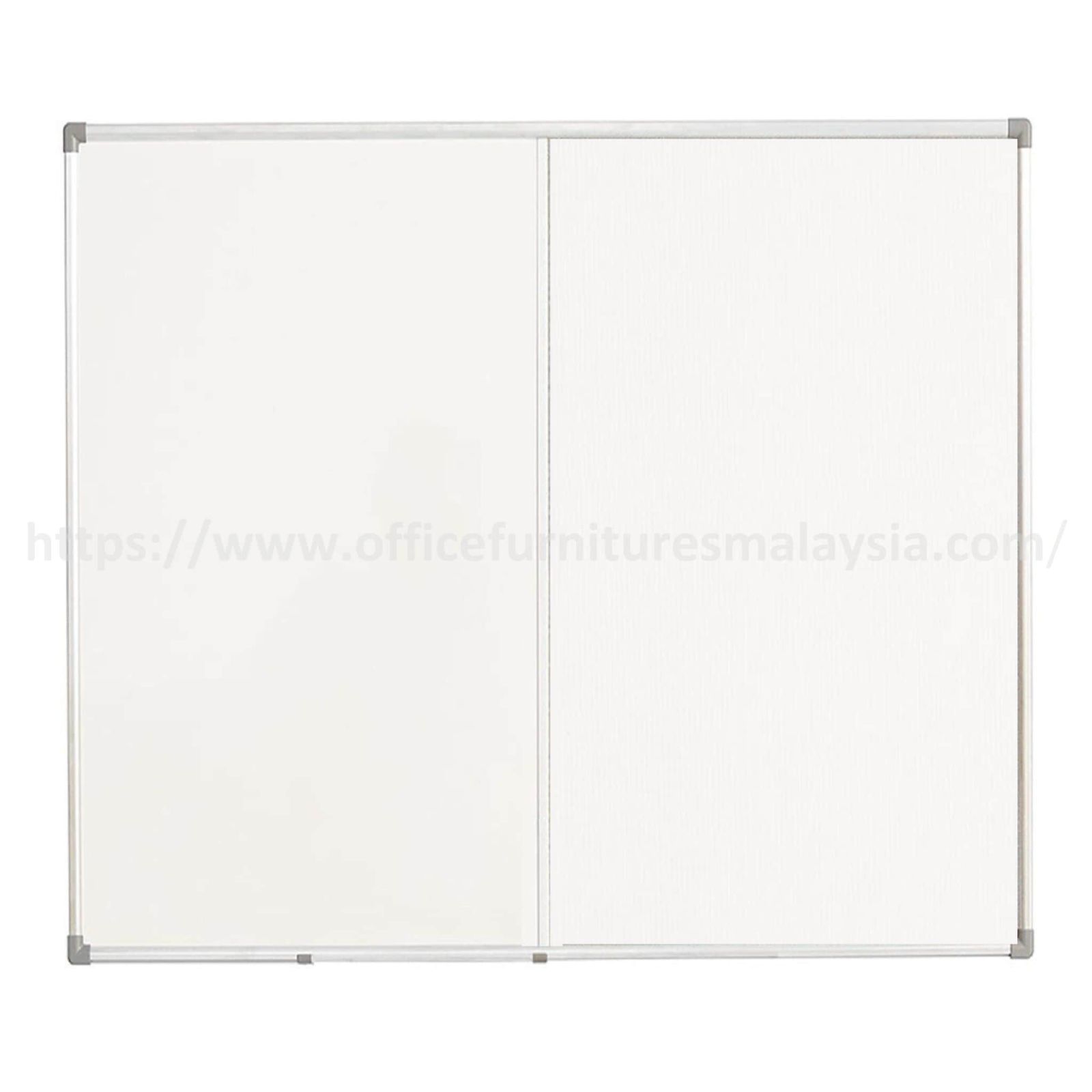 1.5ft x 2 ft Aluminium Dual Soft – White Board OFMDUS15