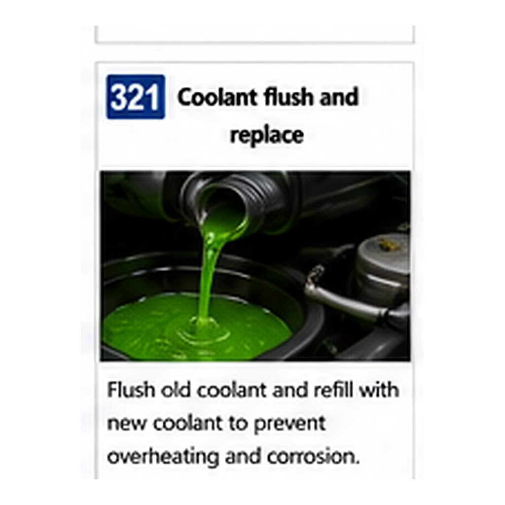 Coolant Flush And Replace