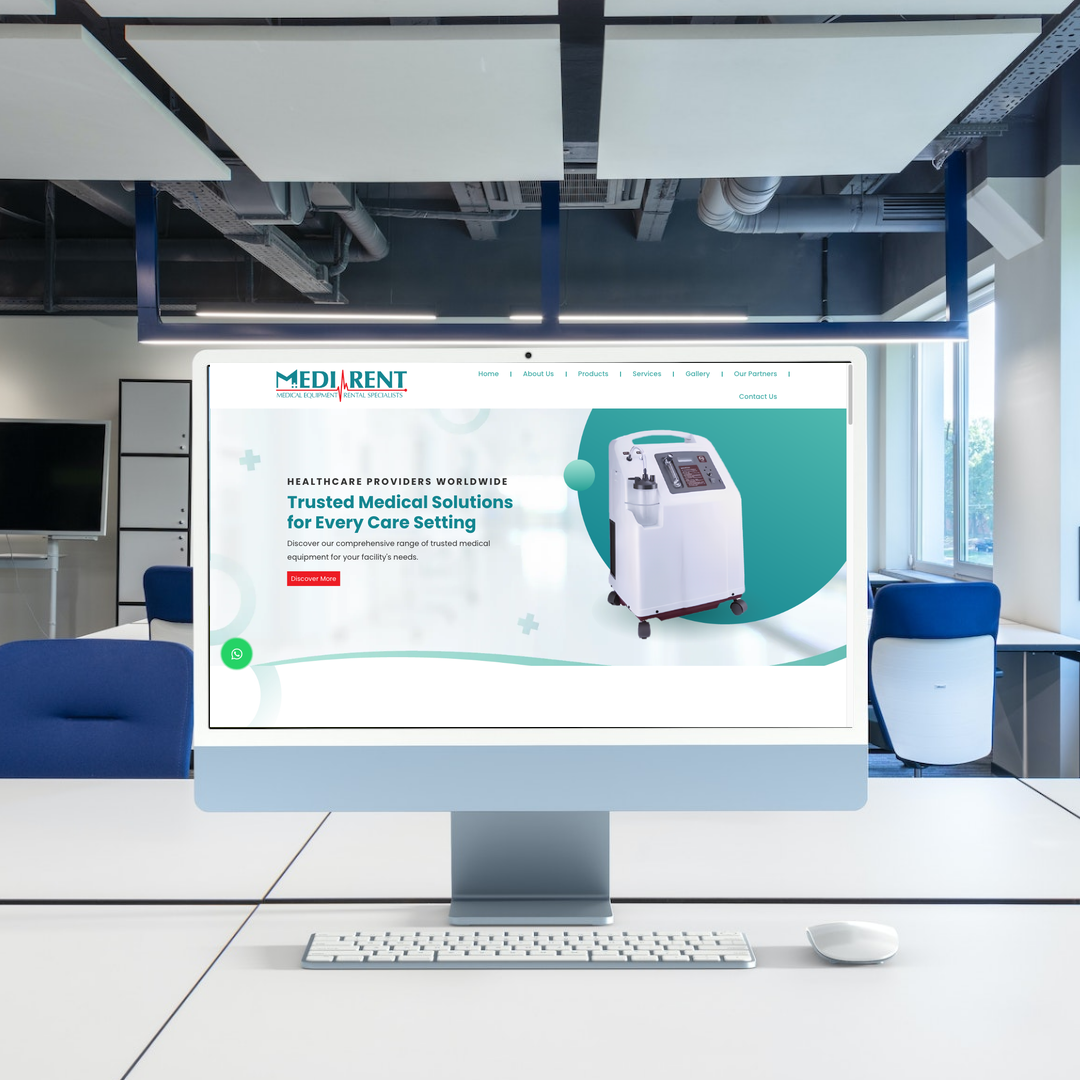 Hospital Bed Rental Website Design & SEO | Selangor