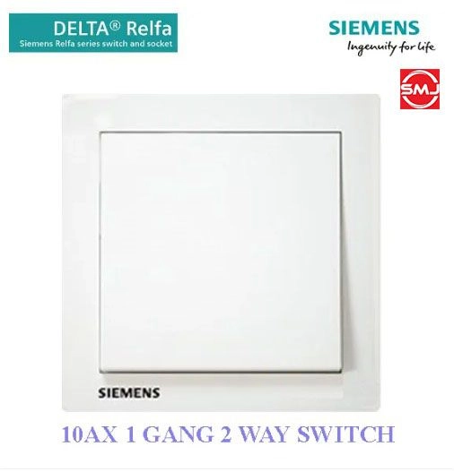 Siemens 10A 1 Gang 2 Way Switch