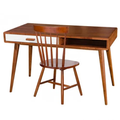 HOLLYWOOD Writing Table + Twiggy Chair Oak