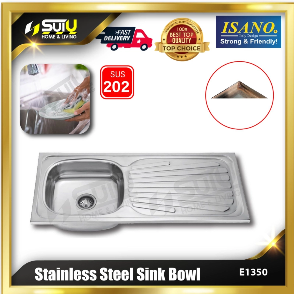 ISANO E1350 Stainless Steel Kitchen Sink Bowl