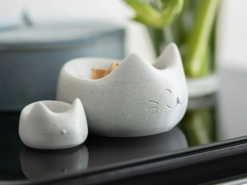 3D Printed Cat Decorative Bowl