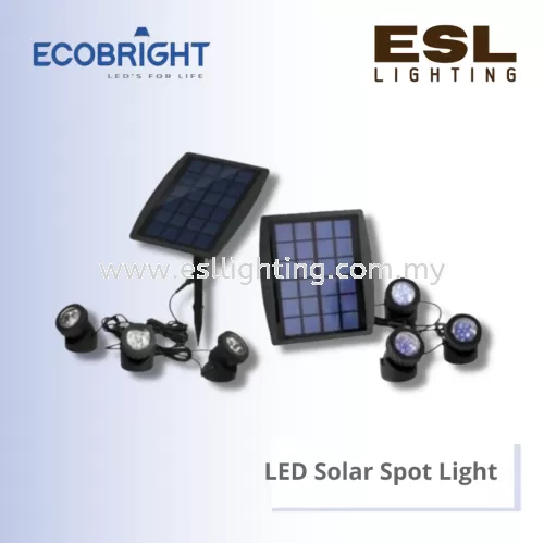 ECOBRIGHT LED Solar Spot Light RGB - EB-S4203 IP68