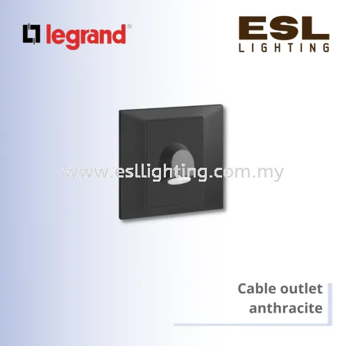 Legrand Belanko™ Cable outlet   anthracite