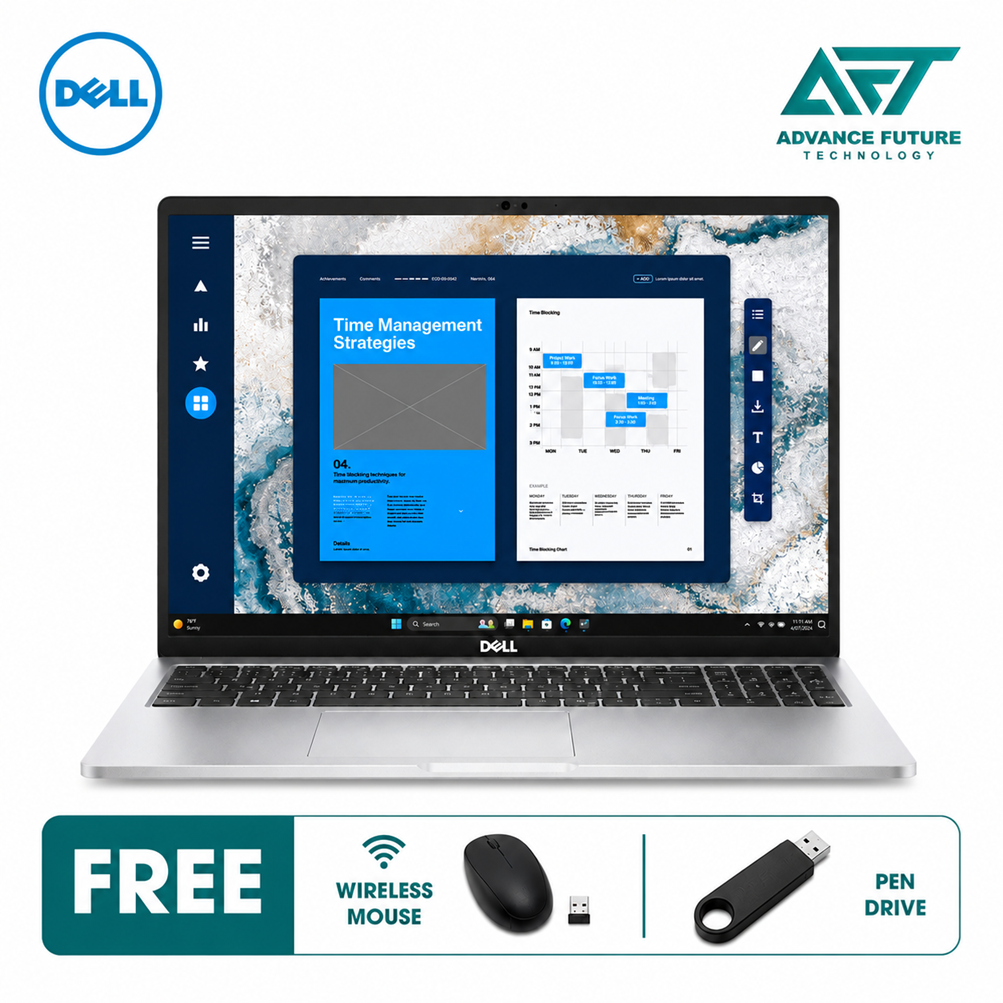 Dell Pro 16 PC16250-U5225U-16G-512-W11P 16" FHD+ Business Laptop Silver ( Intel Core Ultra 5 225U ,16GB, 512GB SSD, Intel, W11Pro )