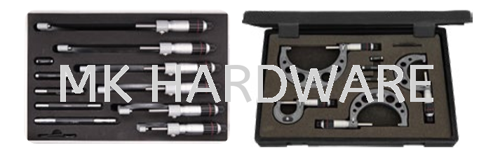 OUTSIDE MICROMETER SET WITH ARCH-SHAPED FRAME 217-9576