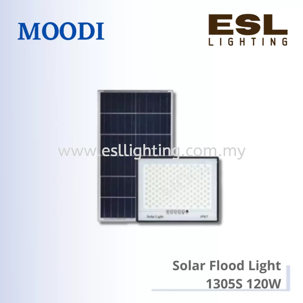 MOODI Solar Flood Light 120W - 1305S IP67