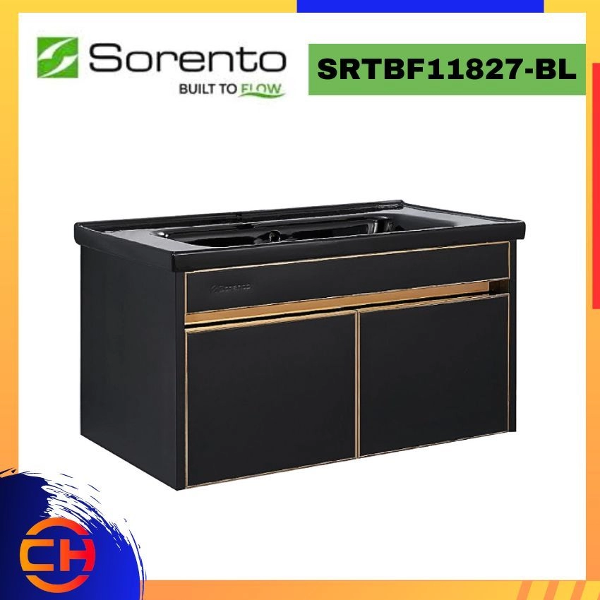 SORENTO 3 IN 1 BATHROOM FURNITURE SRTBF11827-BL BASIN CABINET