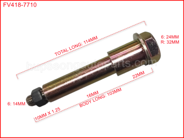 FUSO FV418 REAR CABIN ABSORBAR BOLT WITH NUT #CABIN BOLT WITH NUT (FV418-7710)