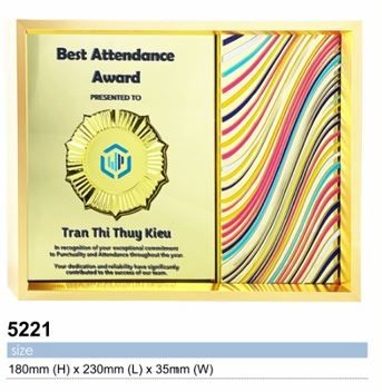 5221 - GEM FRAME PLAQUE