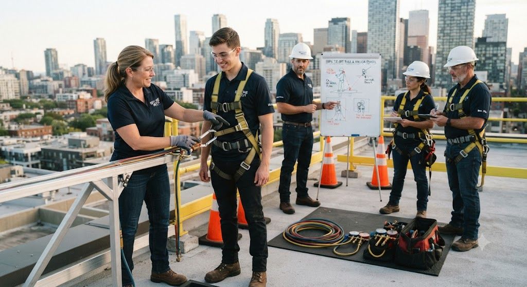 HVAC commercial safety training height work course