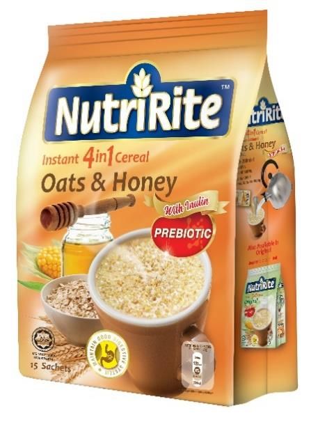 NutriRite 4in1 Cereal Oat & Honey 28gmX15's