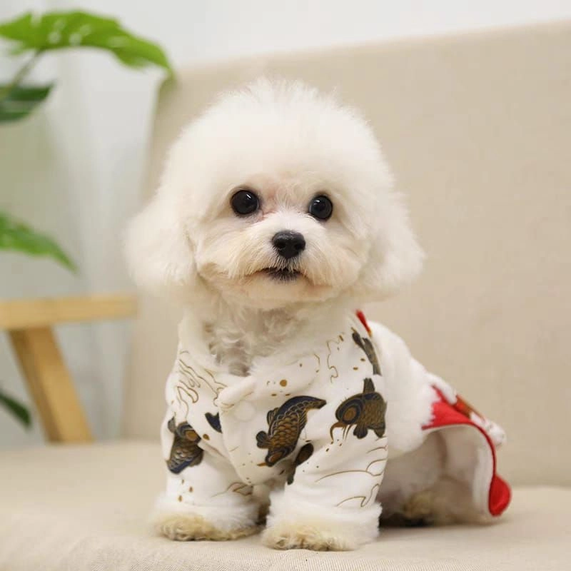 Pet Dress New year dress Cheongsam Tang Suit CNY Clothes Wedding Dress Baju Kucing 宠物旗袍连衣裙唐装狗狗 猫咪旗袍 宠物新年服装