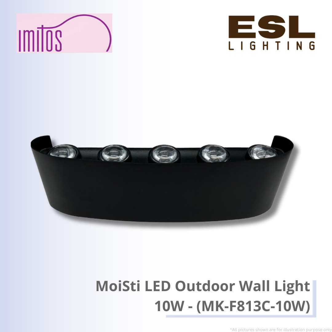 IMITOS MoiSti LED Outdoor Wall Light 10W - MK-F813C-10W IP65