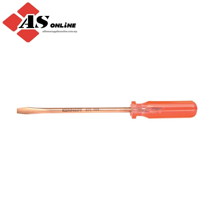 KENNEDY Non-Sparking Screwdriver Slotted 12mm x 400mm / Model: KEN5754110K